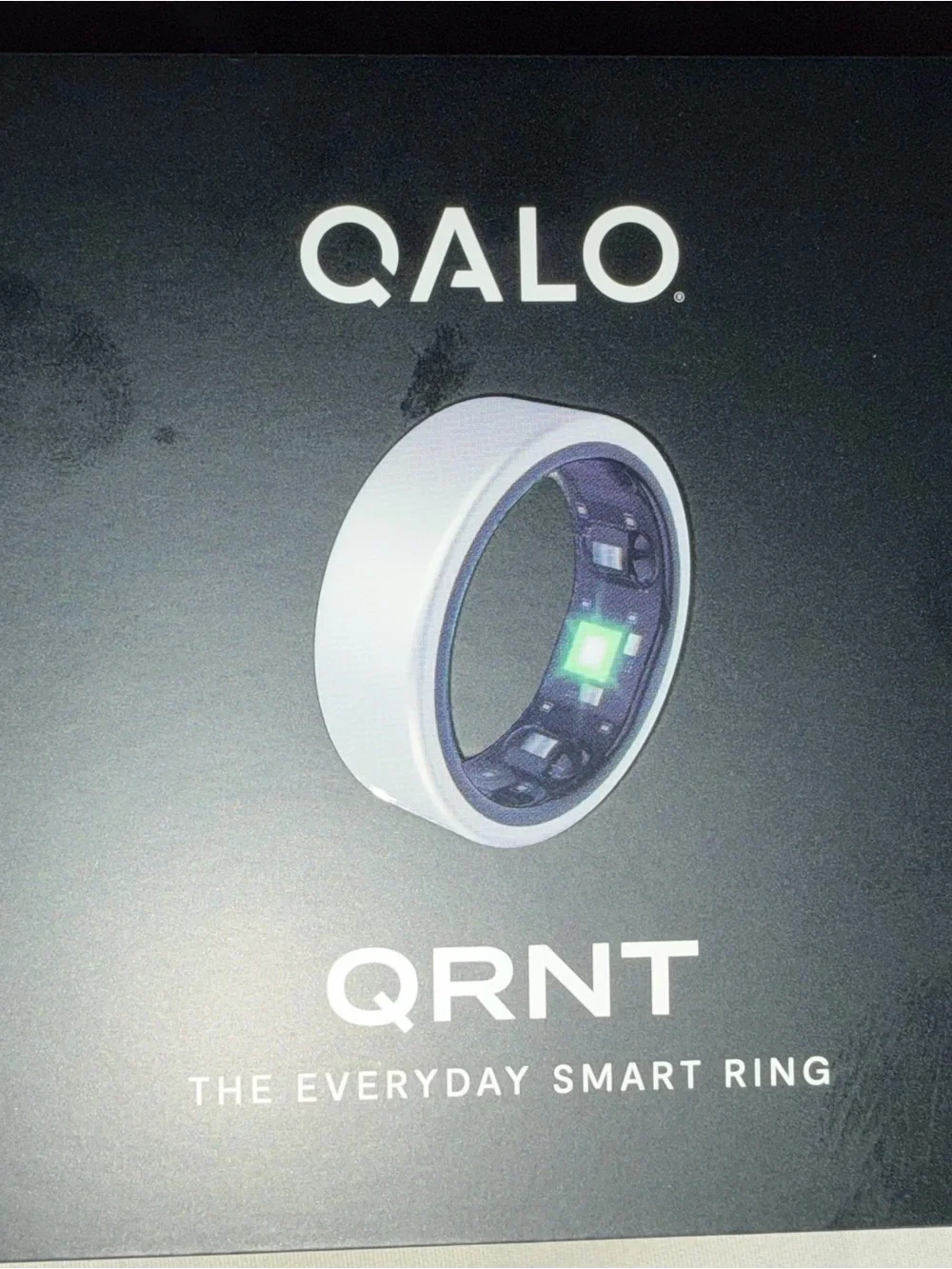 QALO QRNT Smart Ring in silver